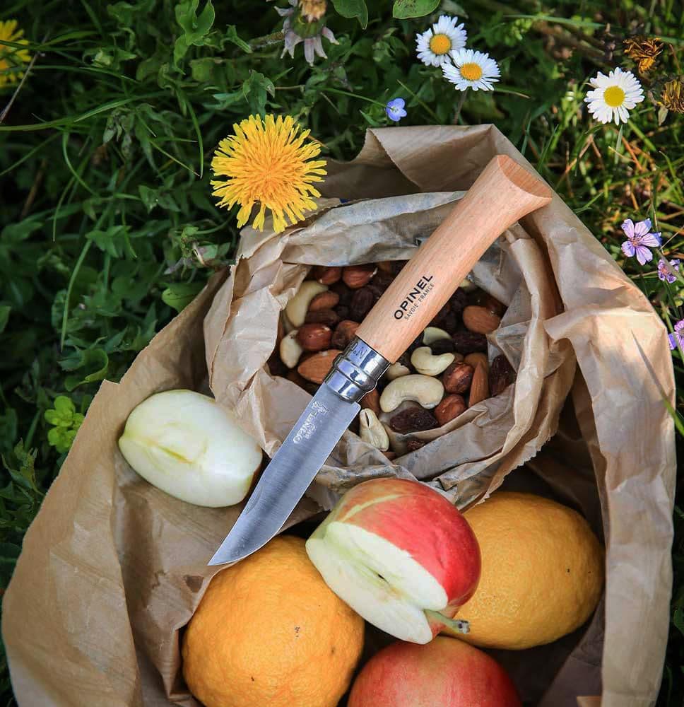 Opinel Inox No 08 Taschenmesser in einer Geschenkverpackung