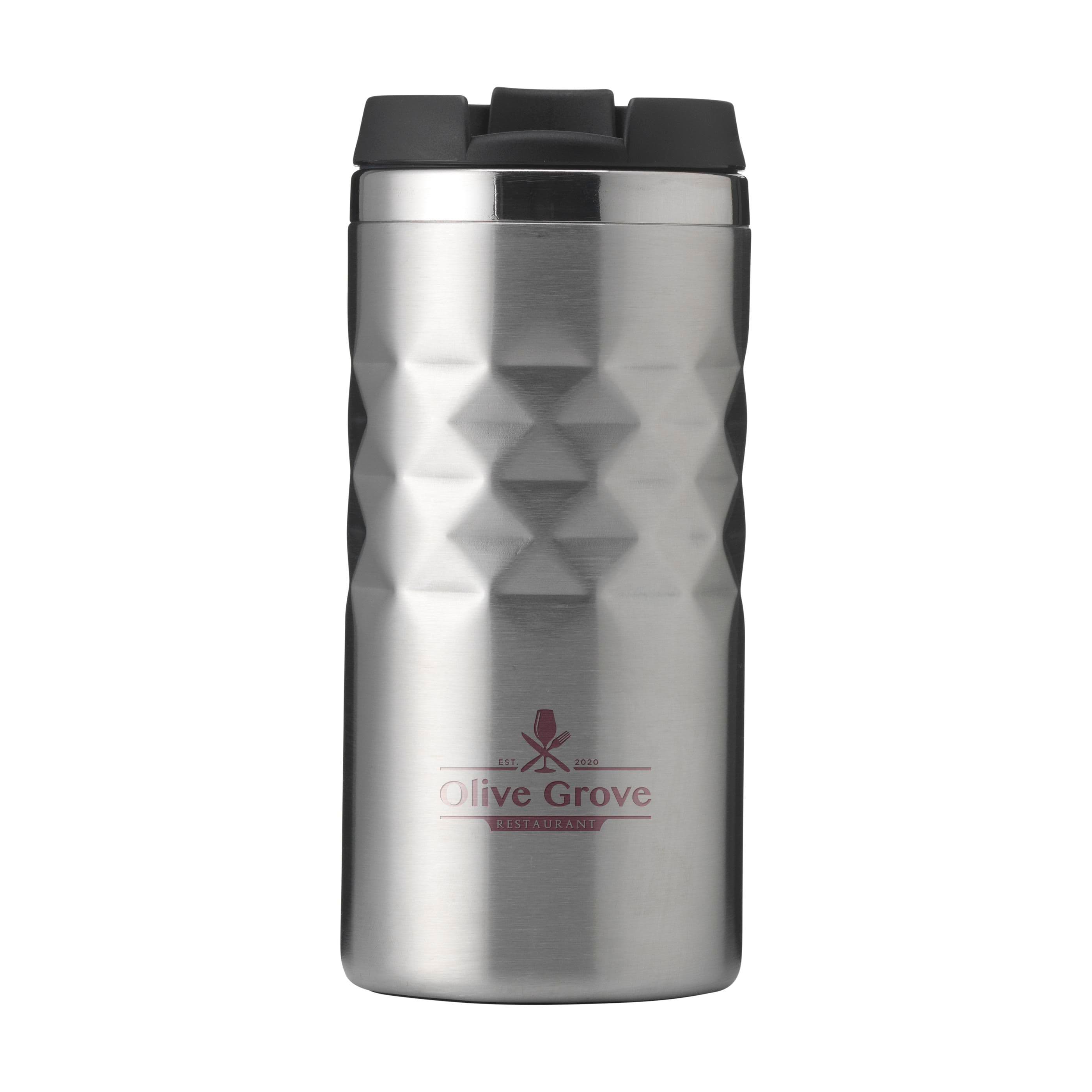 Geometric Mug RCS Recycled Steel 280 ml Thermobecher