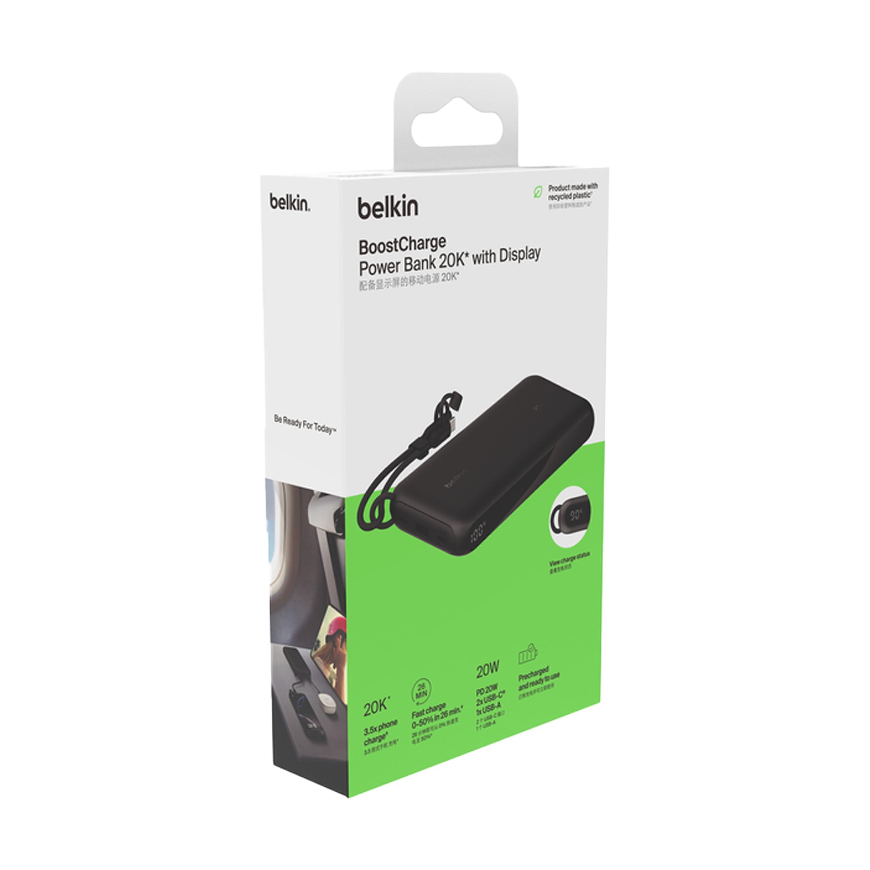 Belkin BoostCharge Powerbank 20K with Display