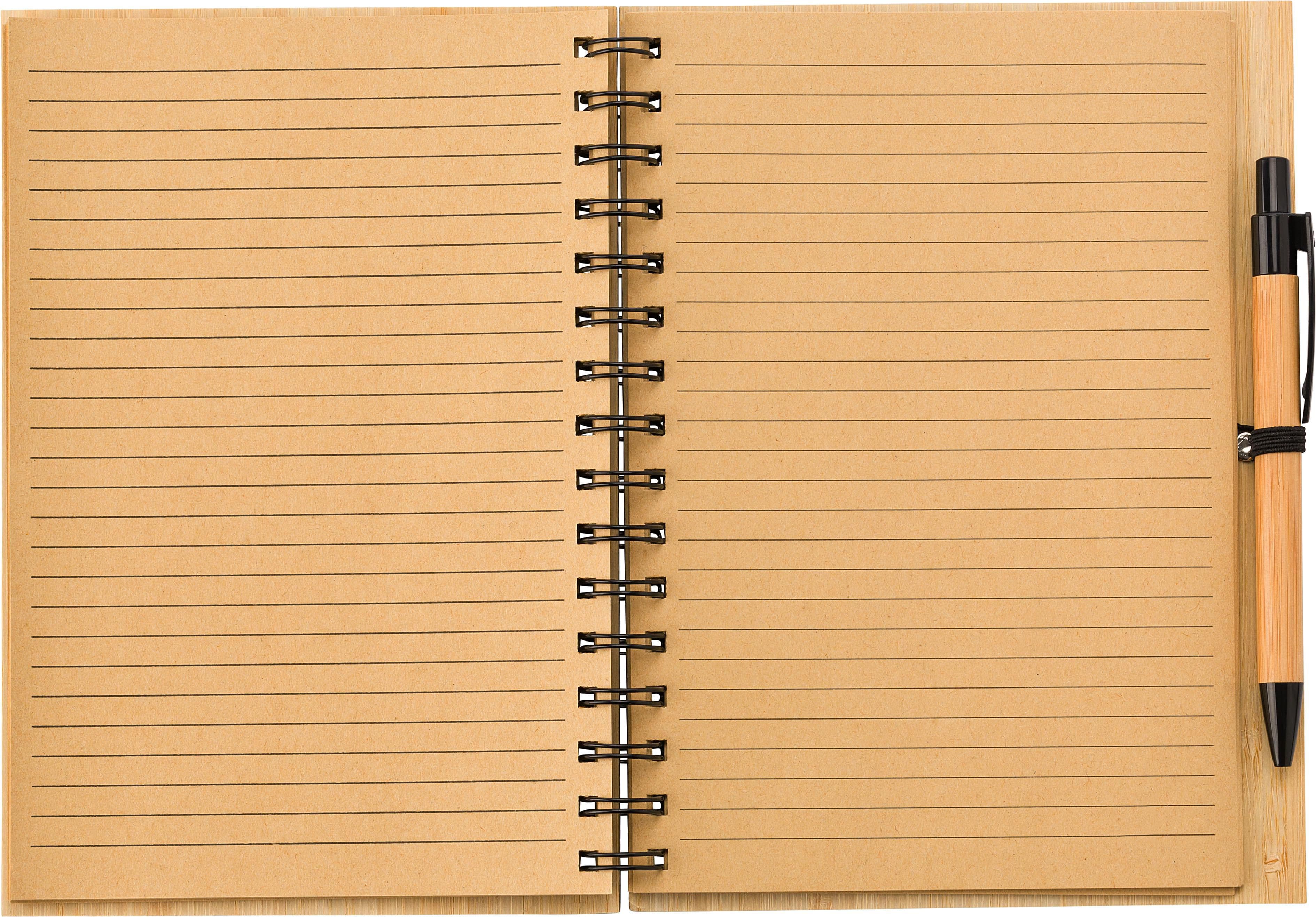 Notizbuch aus Bambus Carmen
