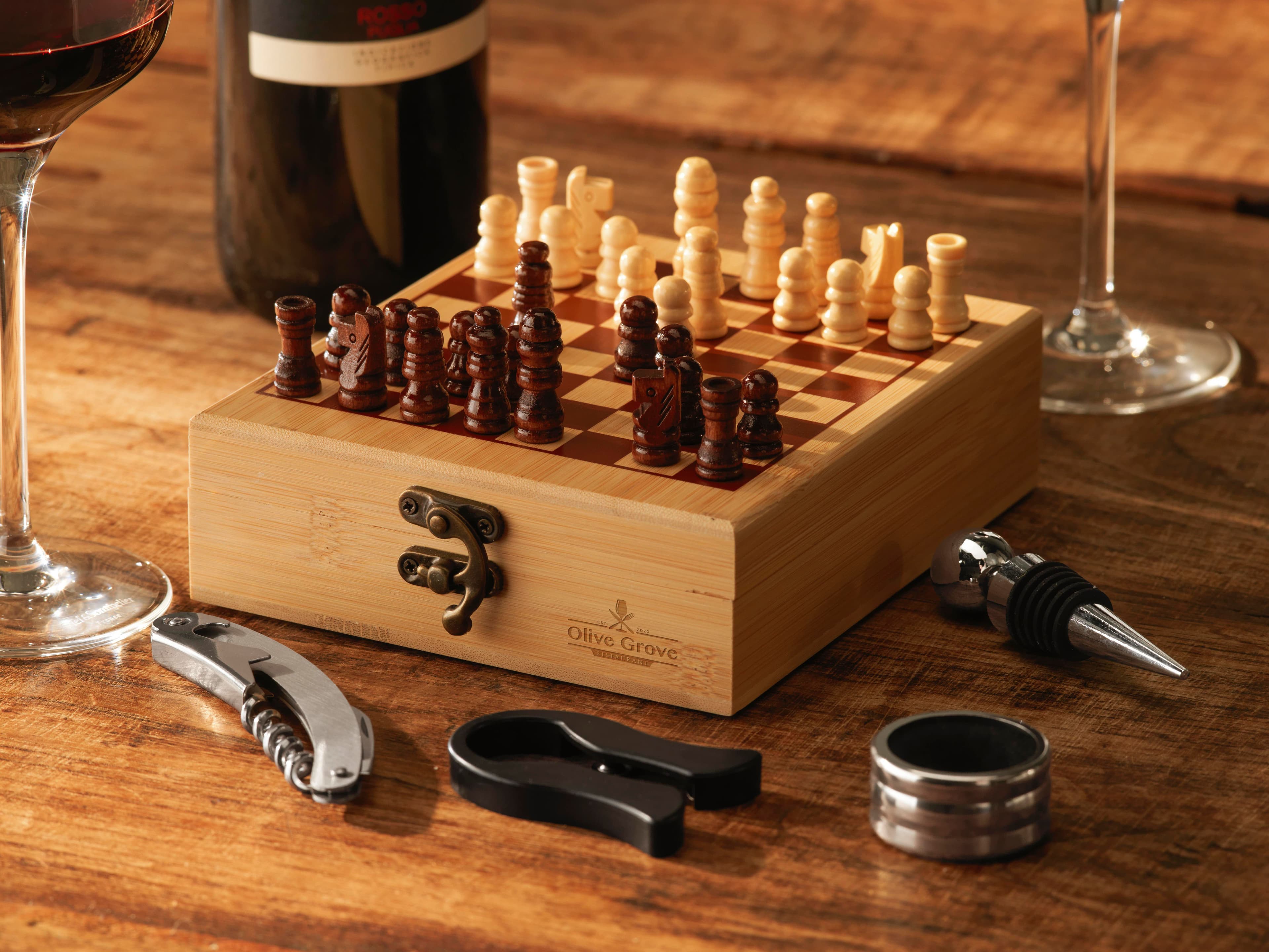 Wooosh ChessMate Weingeschenkset