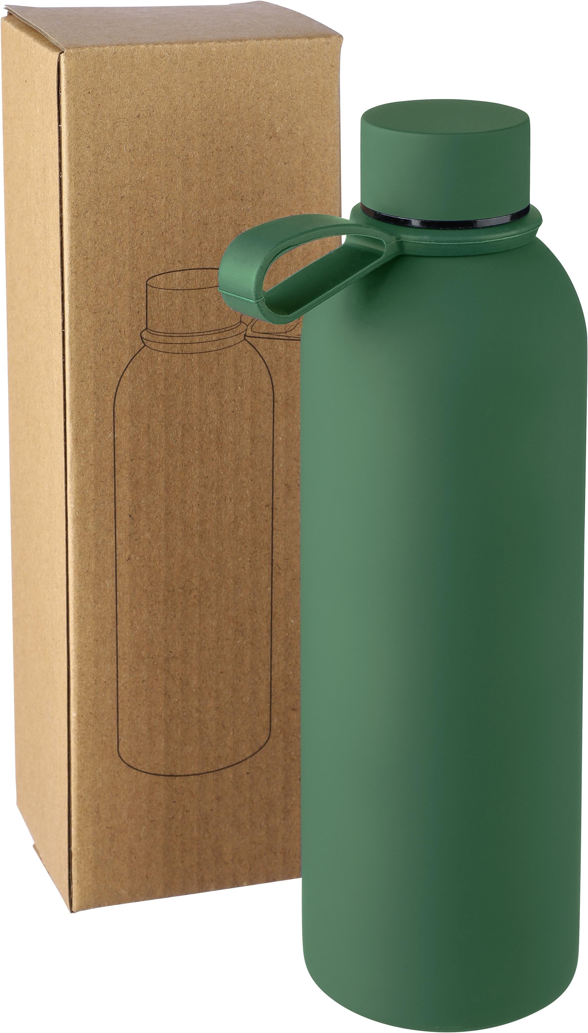 Doppelwandige Trinkflasche aus recyceltem Edelstahl (500 ml) Sena