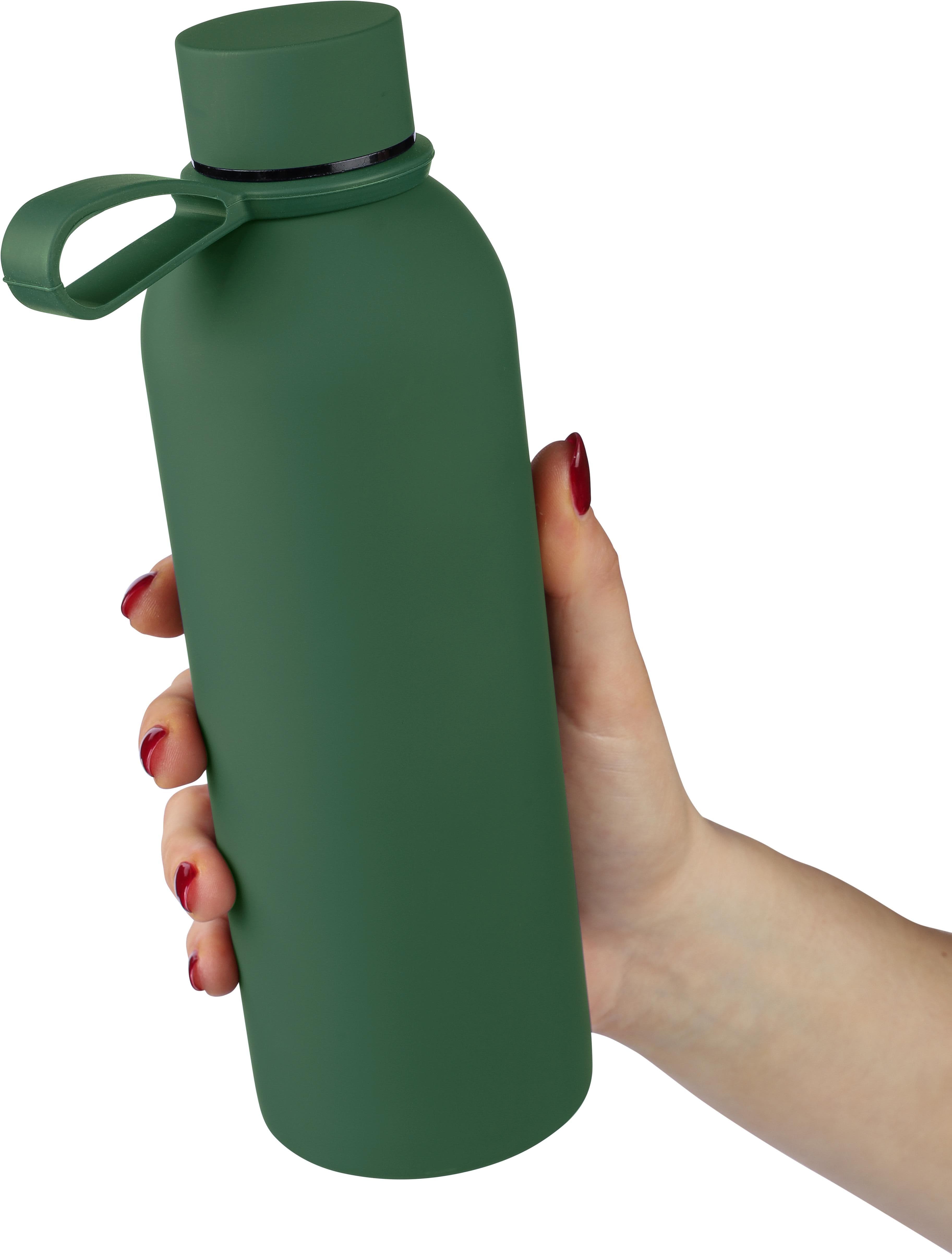 Doppelwandige Trinkflasche aus recyceltem Edelstahl (500 ml) Sena