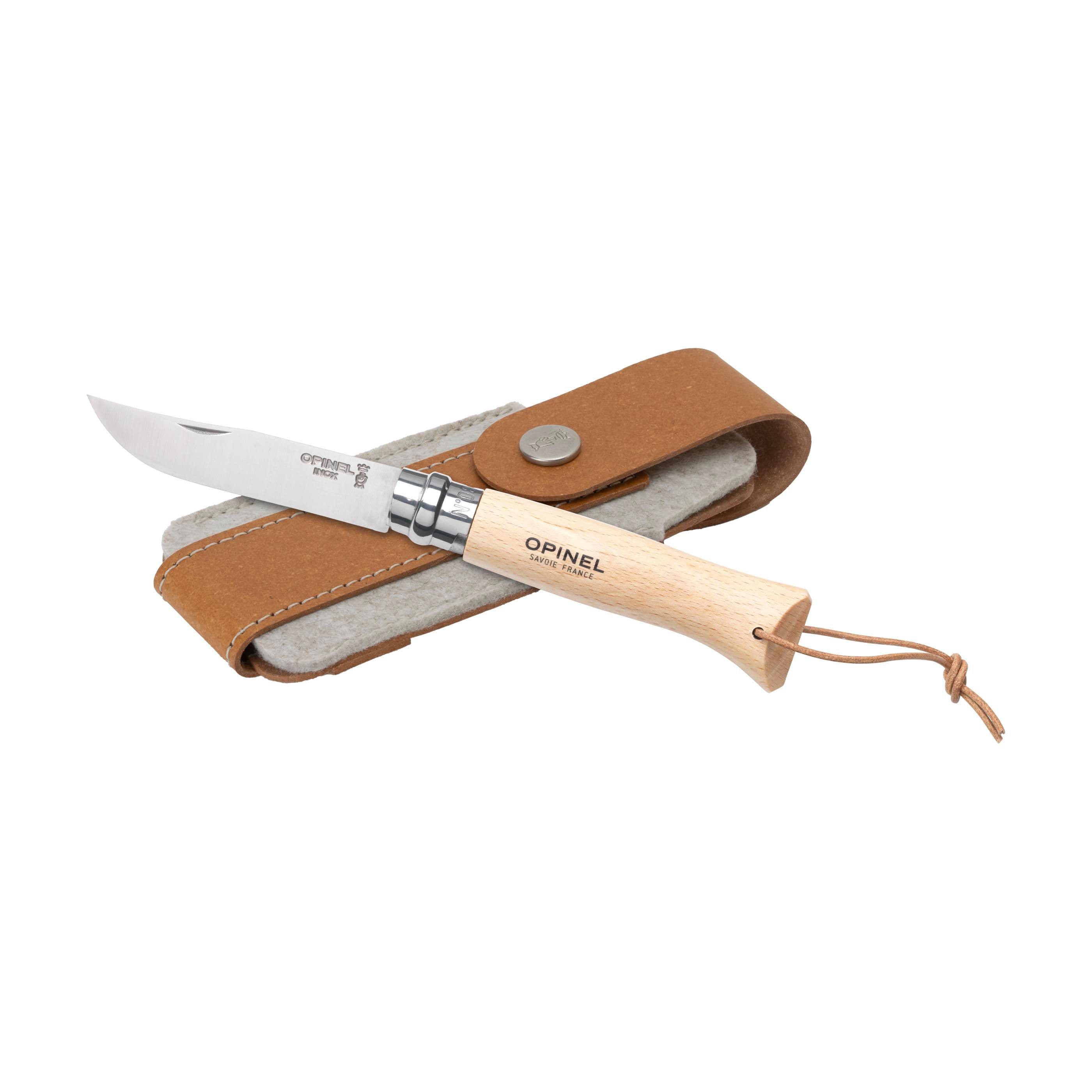 Opinel Inox No 8 Taschenmesser in einer Geschenkverpackung