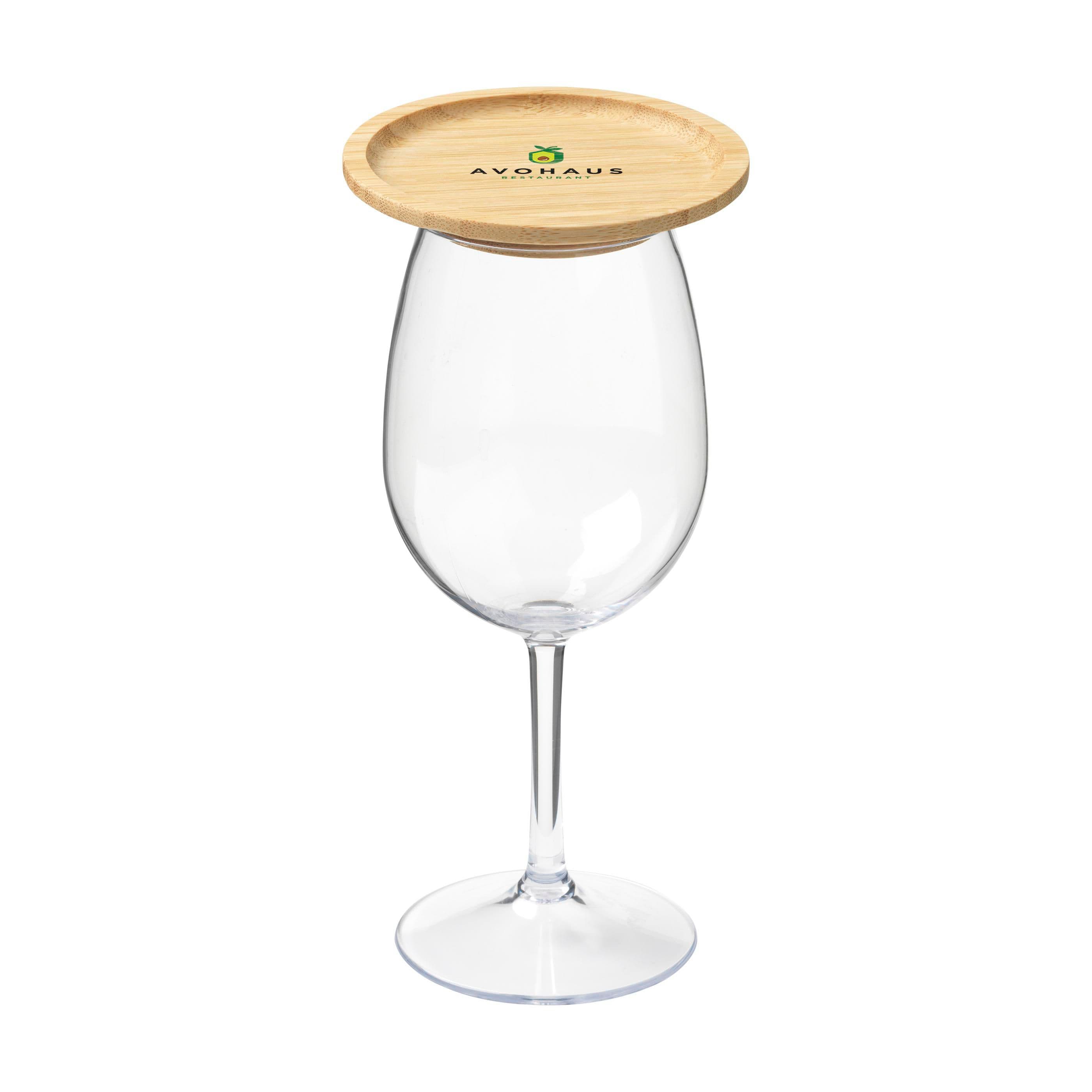 Wooosh Piccolo Bamboo Wine Glass Topper