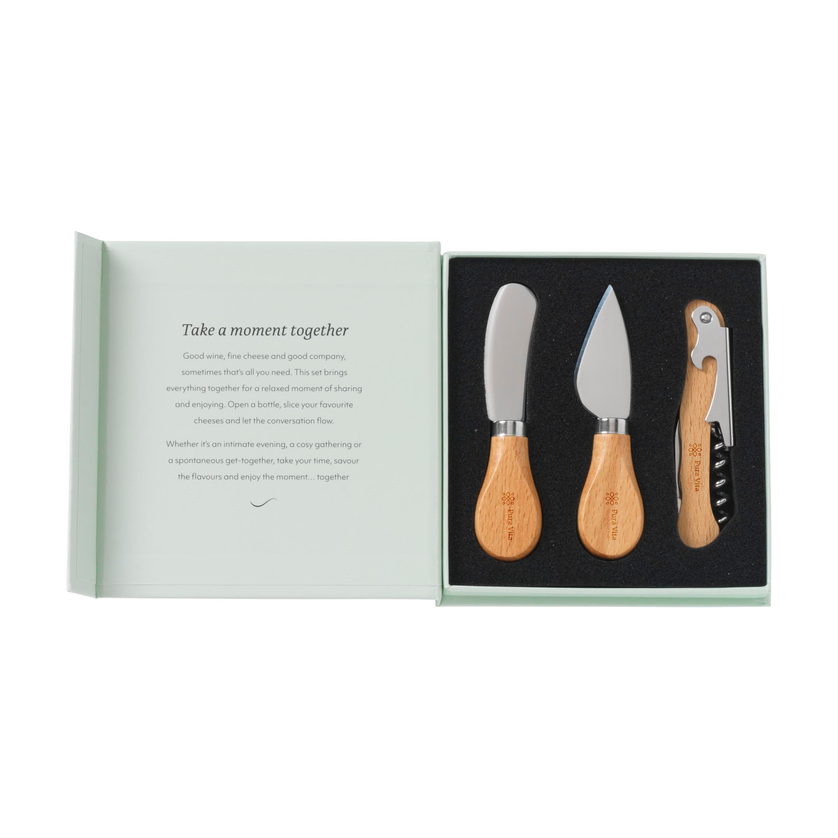 Wooosh Borgones Wine and Cheese Tool Set