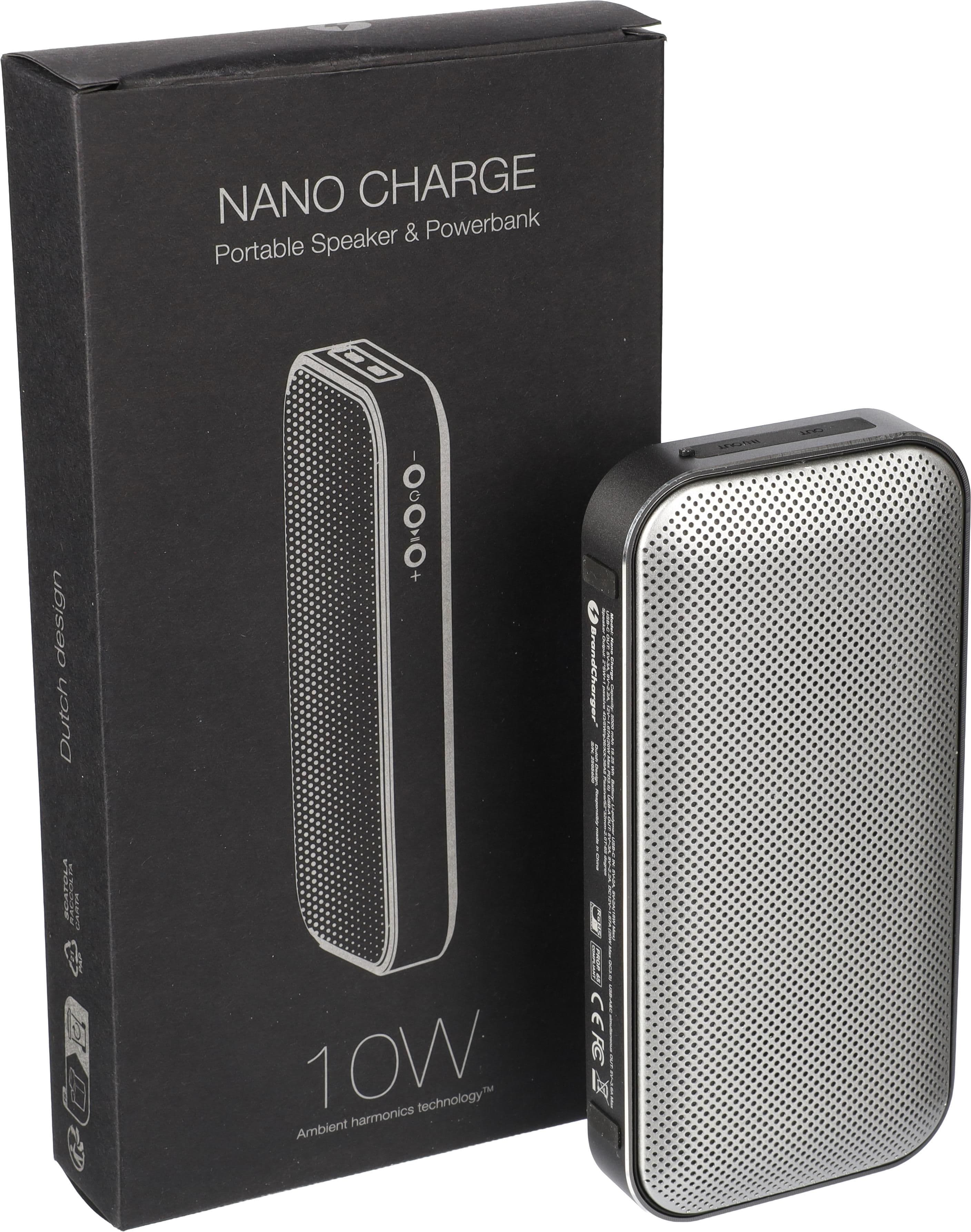 BrandCharger Kabelloser Lautsprecher Nano Charge | 5.000 mAh
