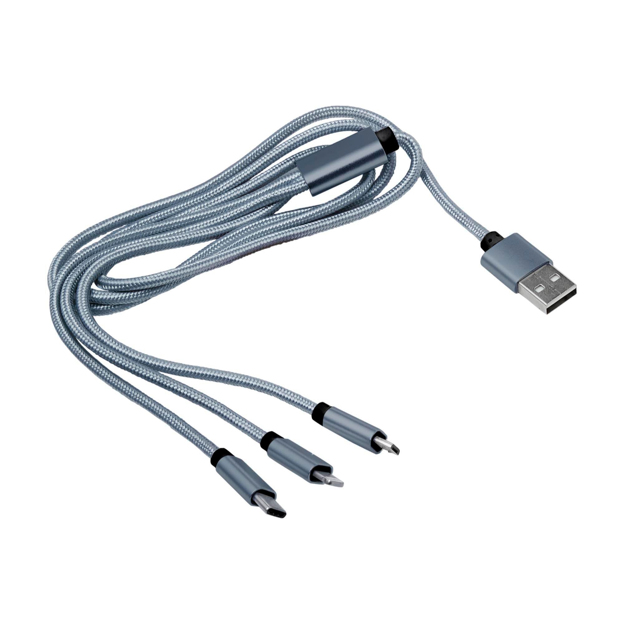 3-in-1 Ladekabel aus Nylon Felix