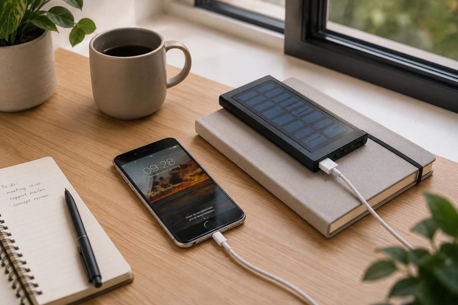 Solar-Powerbank Sonne | 8 000 mAh