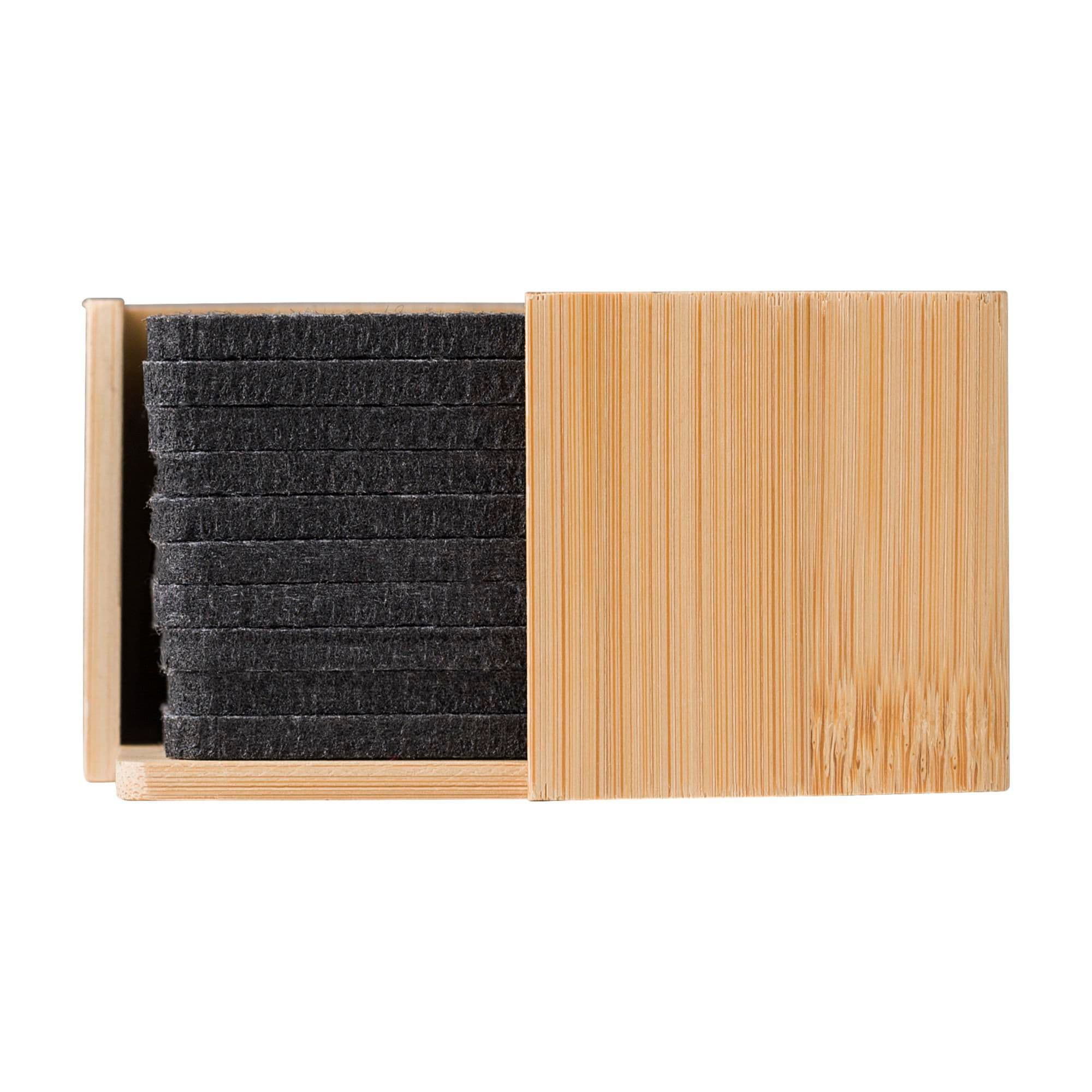 Untersetzer-Set Lawrence | Recycelt | Bambushalter