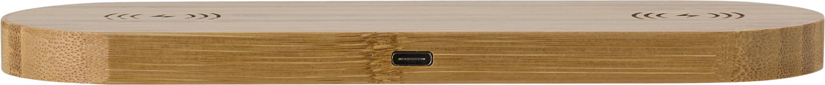Wireless Ladepad aus Bambus Tatum
