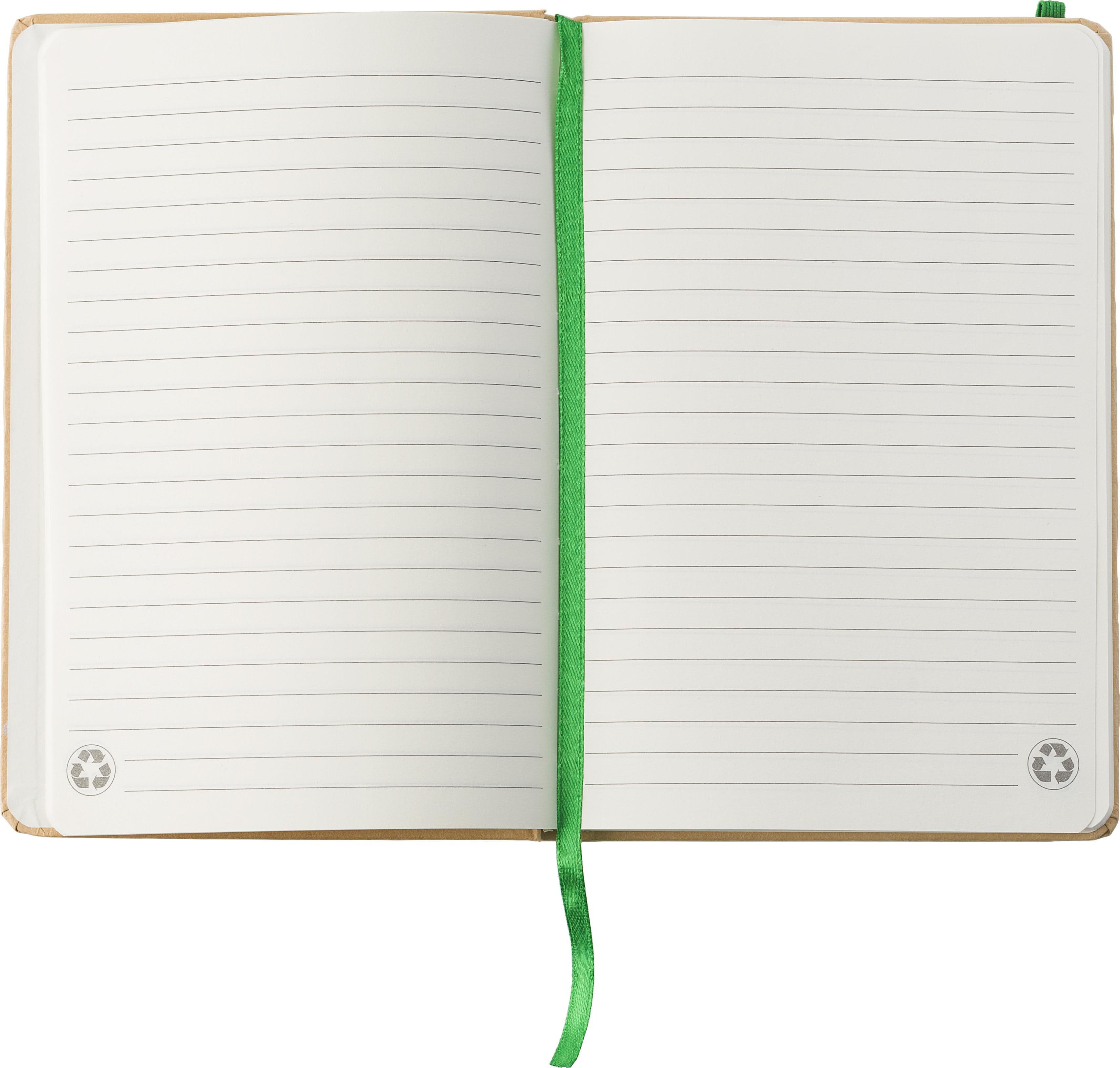 Notizbuch aus recyceltem Papier (A5) Gianni Original