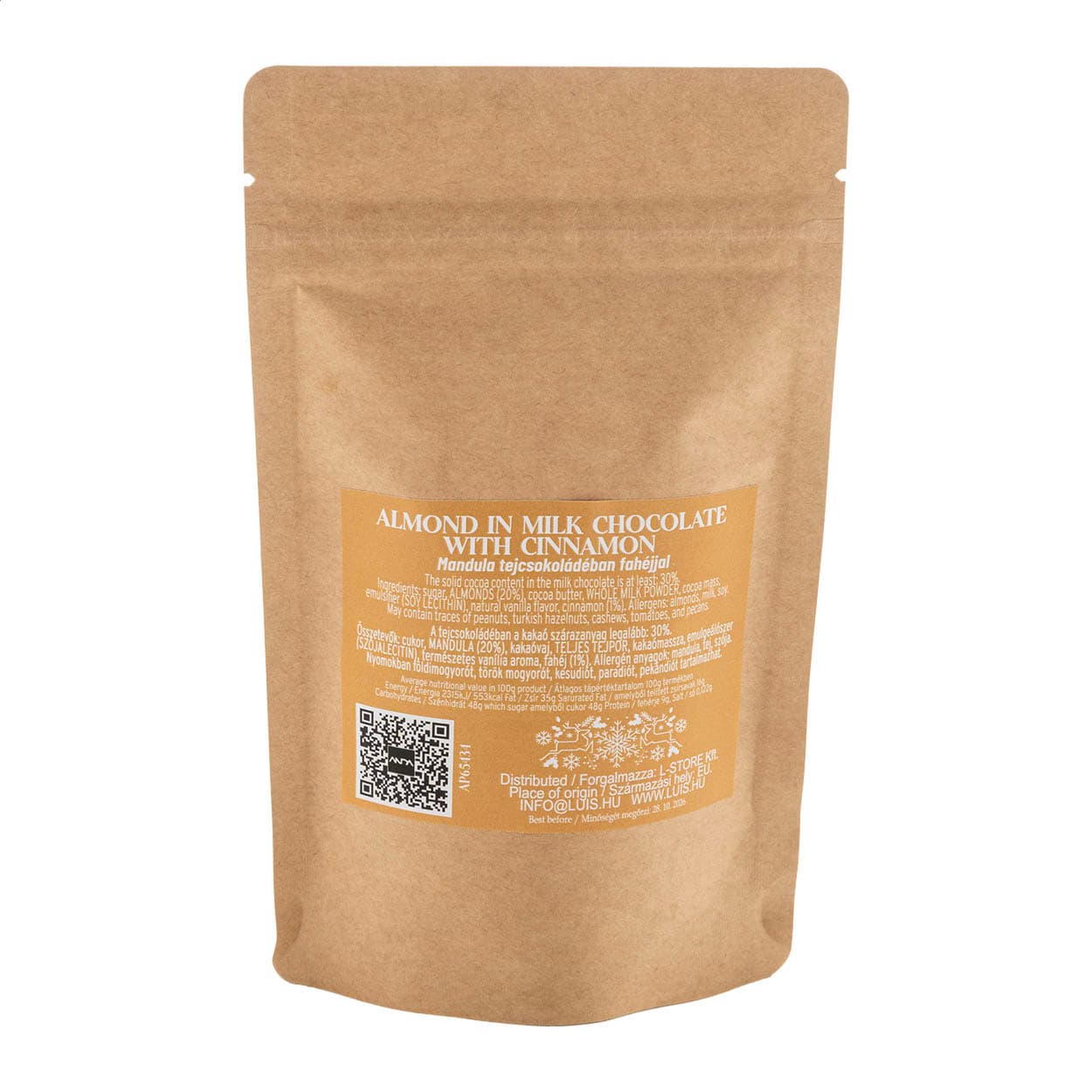 Cinnanut Schoko-Zimt-Mandeln, 70g