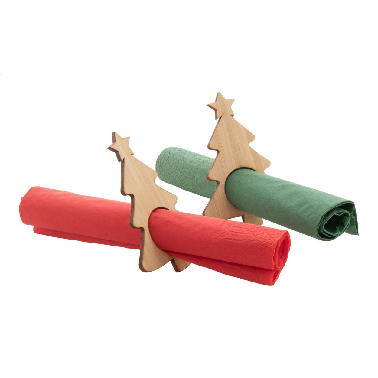 Julmiddag Serviettenringset