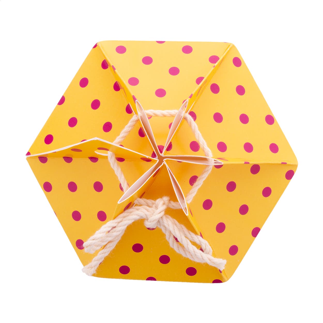 CreaBox HexaCord M Sechseckige Geschenkbox