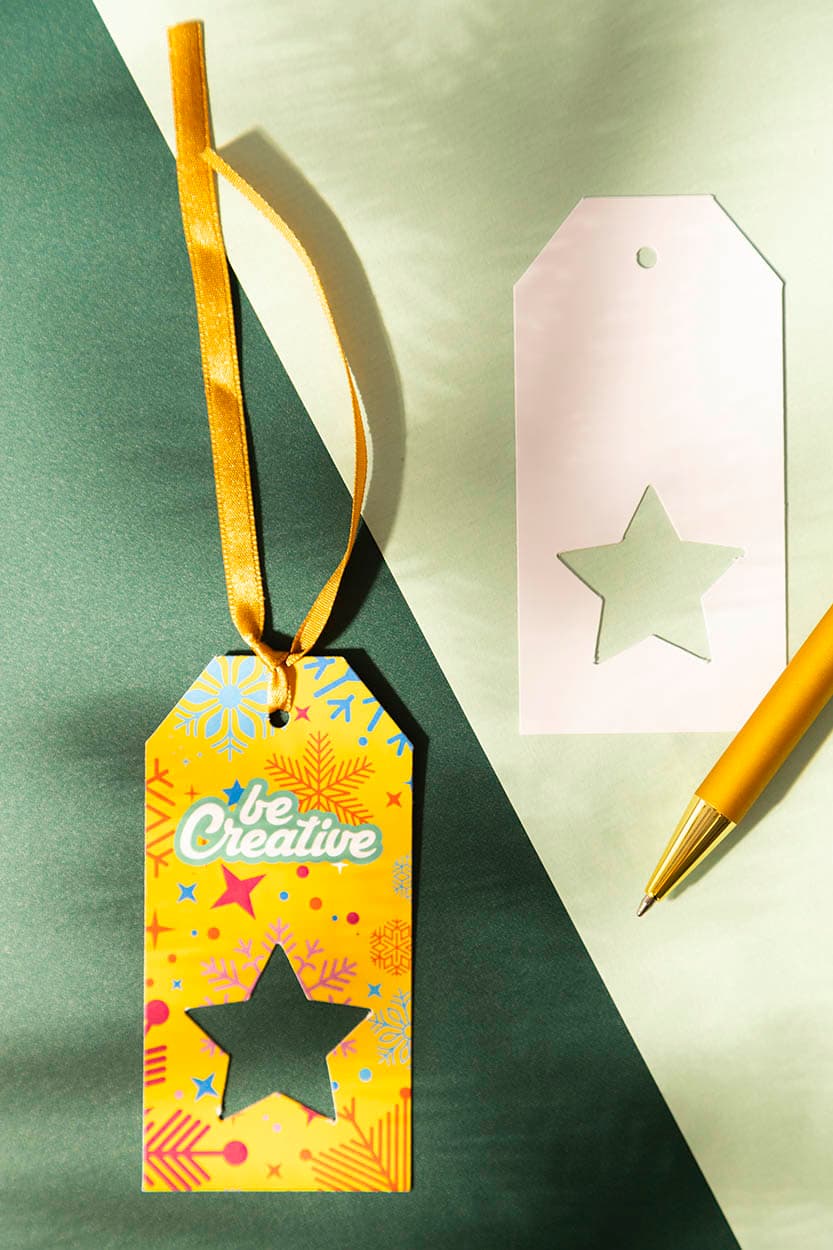 PrinTag Plus Geschenkanhänger, Stern