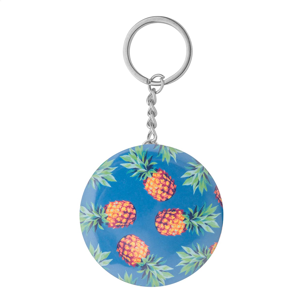 KeyBadge Bottle Button-Schlüsselanhänger