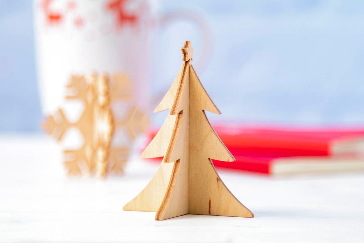 Creax Eco Weihnachtskarte, Tannenbaum
