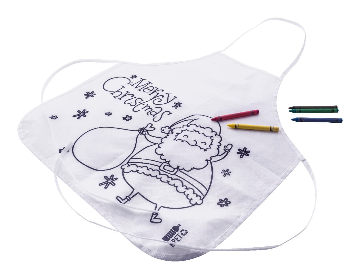 Julfar Cook Weihnachtsschürze zum Ausmalen für Kinder