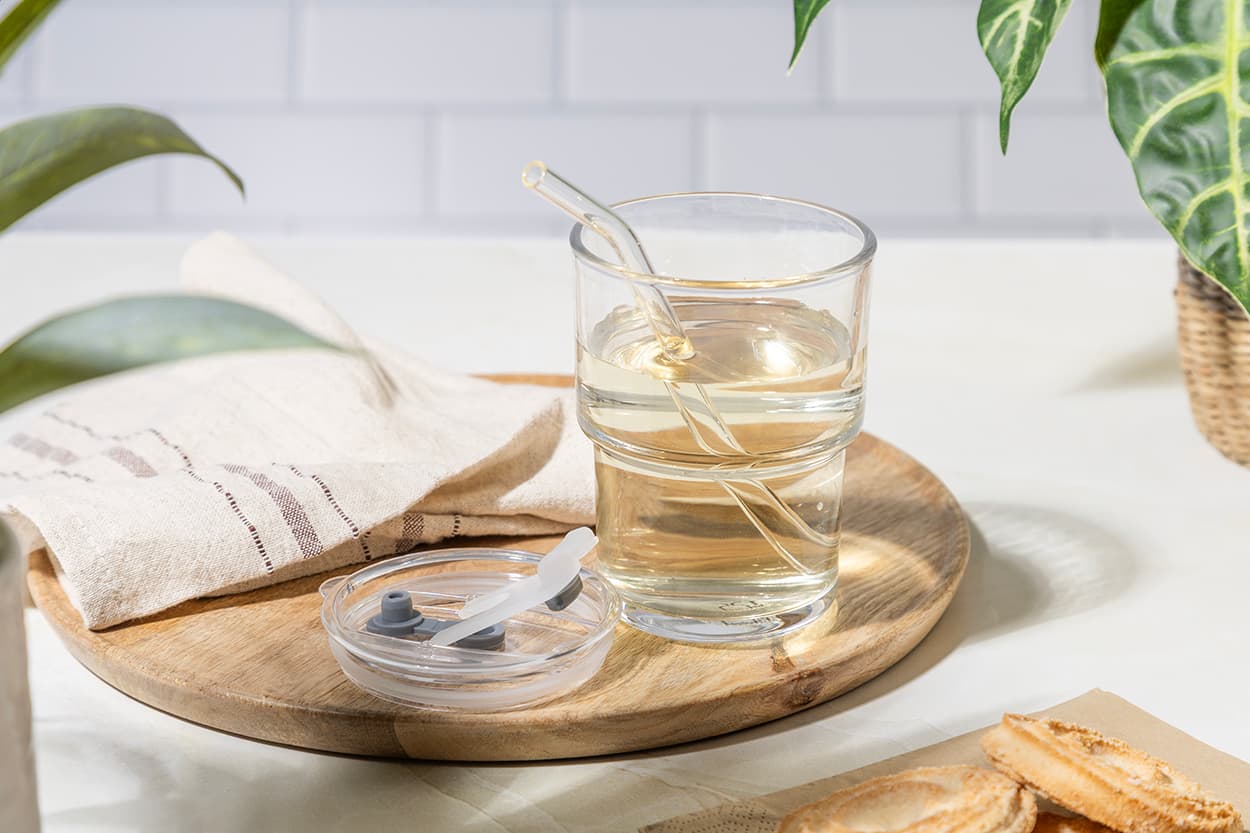 Glassip Reisebecher aus Glas