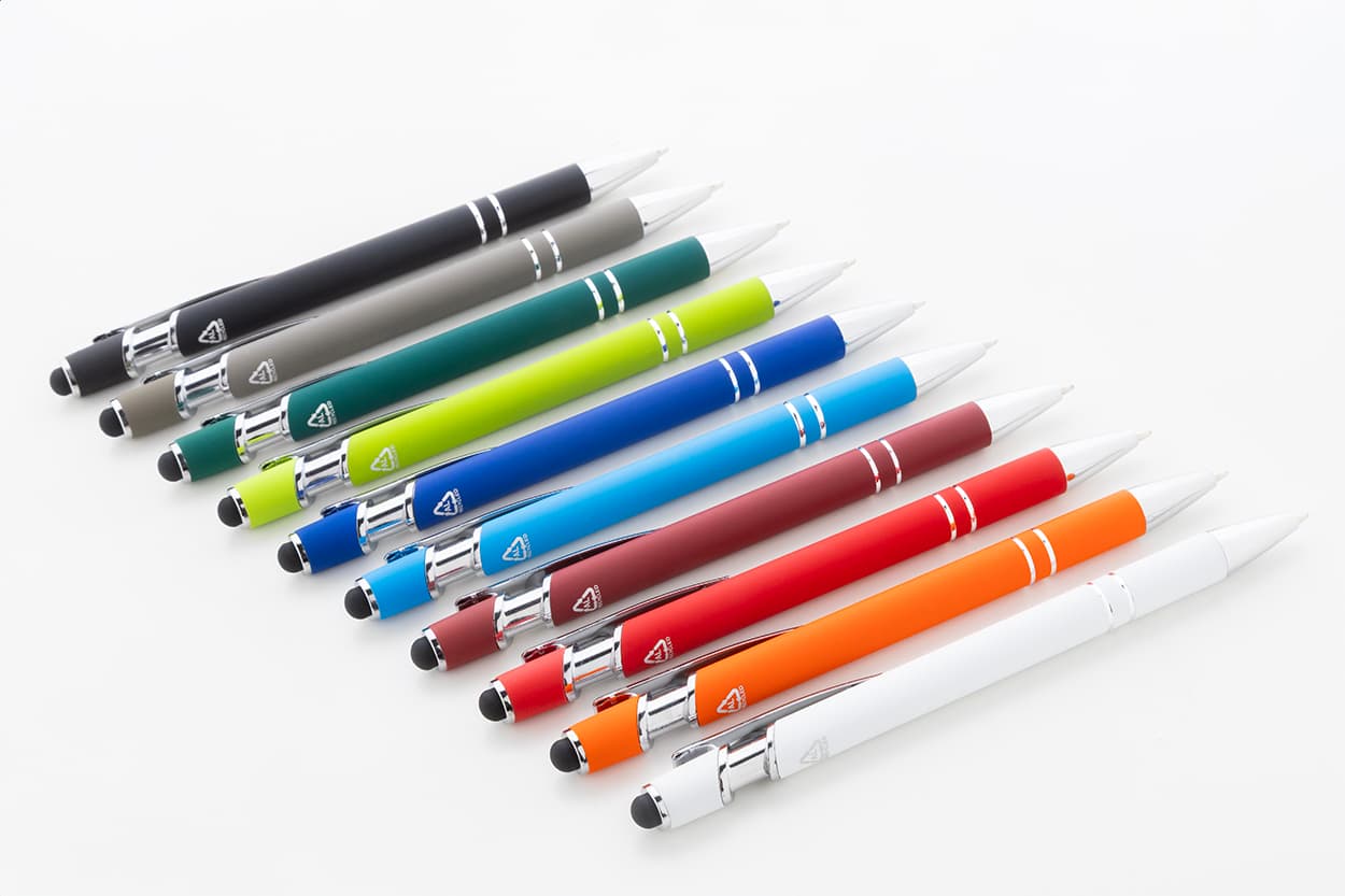 Tonnel Soft Touchpen-Kugelschreiber
