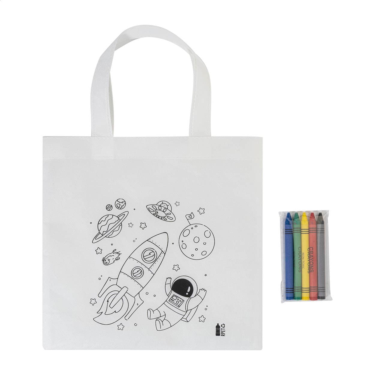 Spacolo RPET Tasche zum Bemalen