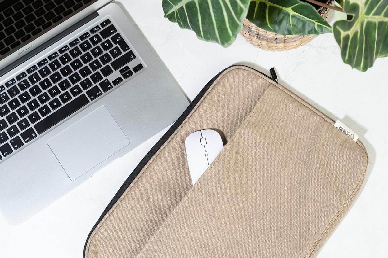 Rebyss Comp Recycelten Canvas Laptoptasche