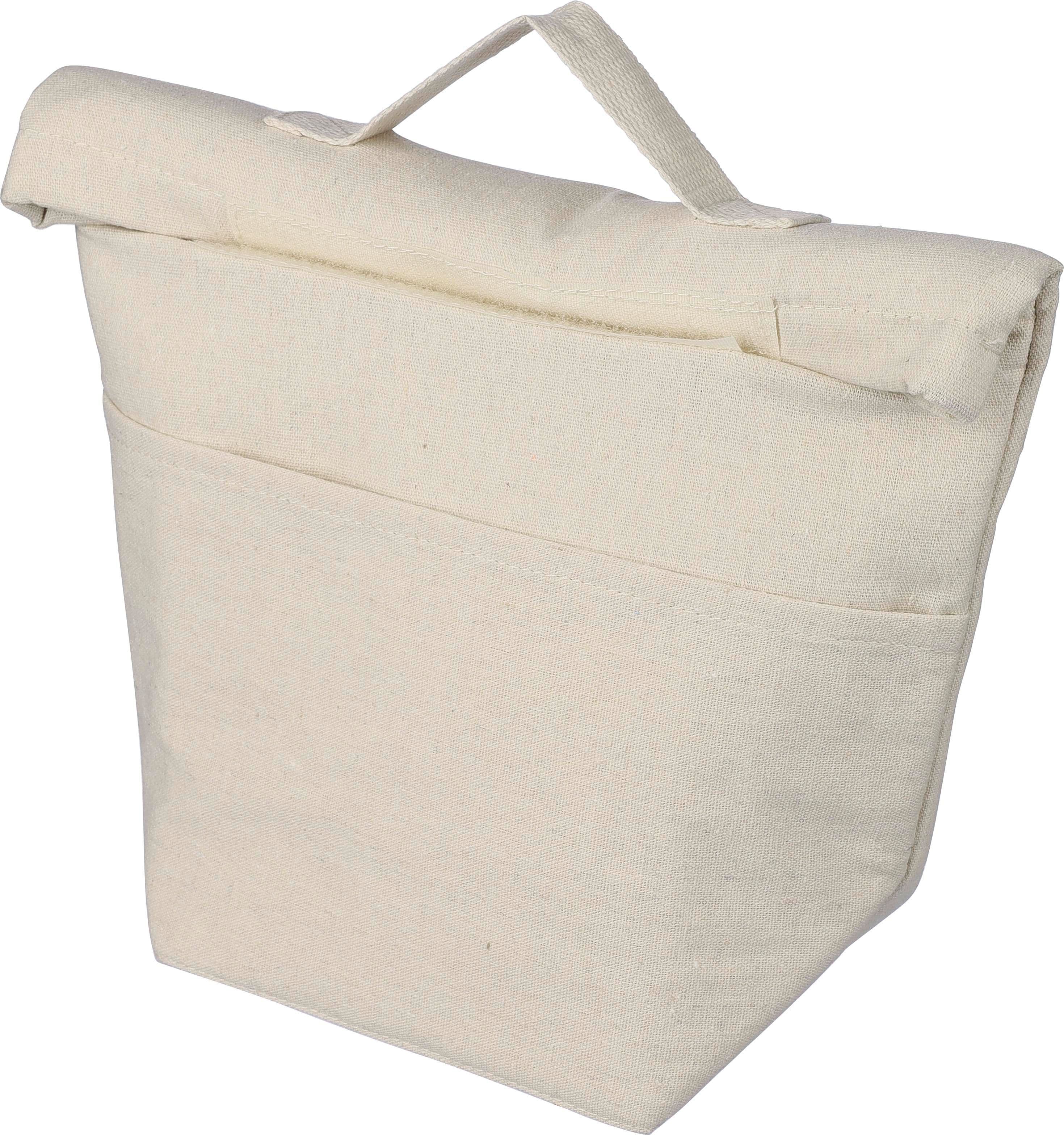 Kühltasche Faith | Recycelte Baumwolle 220 g/m² | Roll-top
