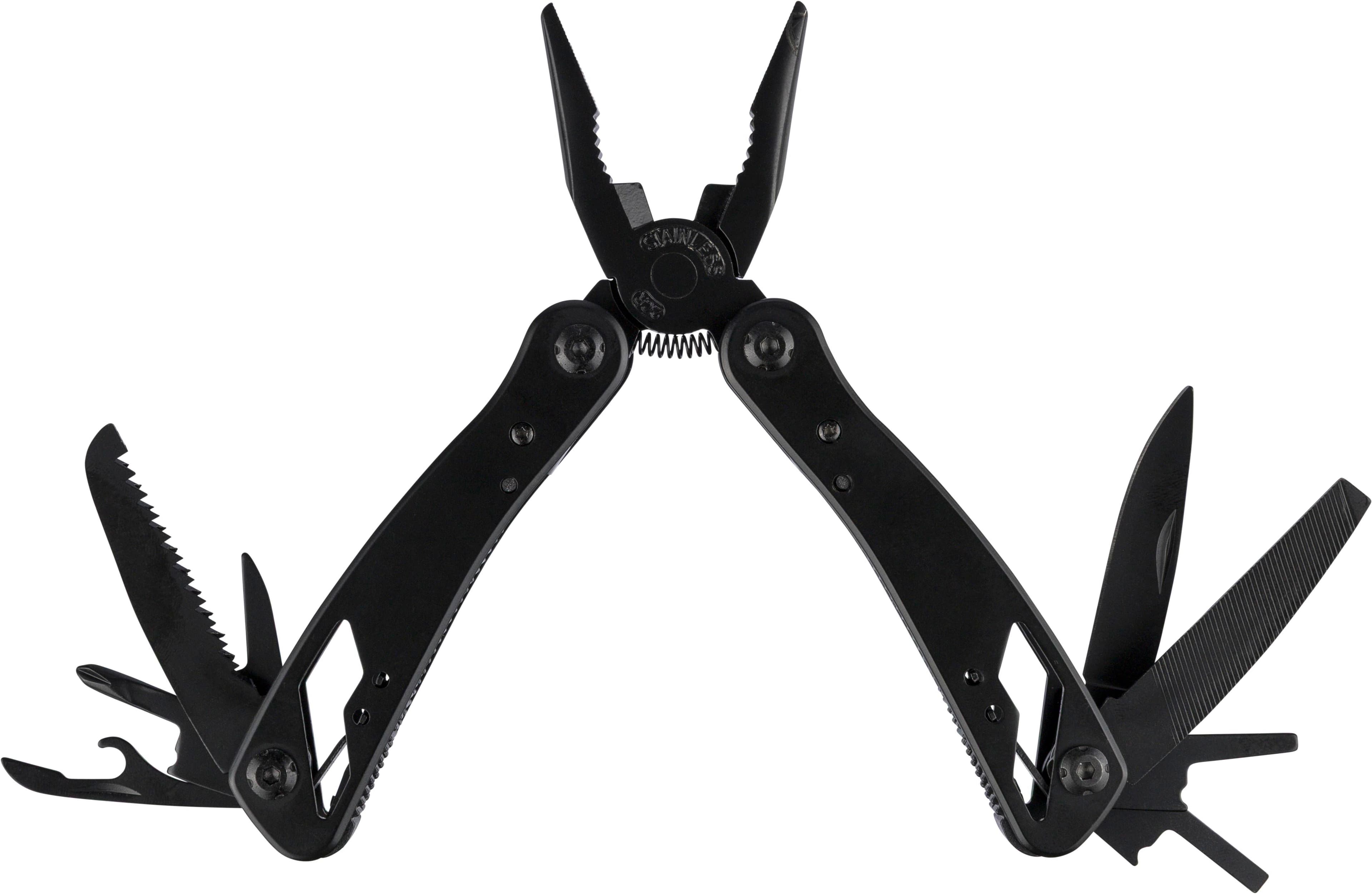 Schwarzes Aluminium-Multitool Ariane