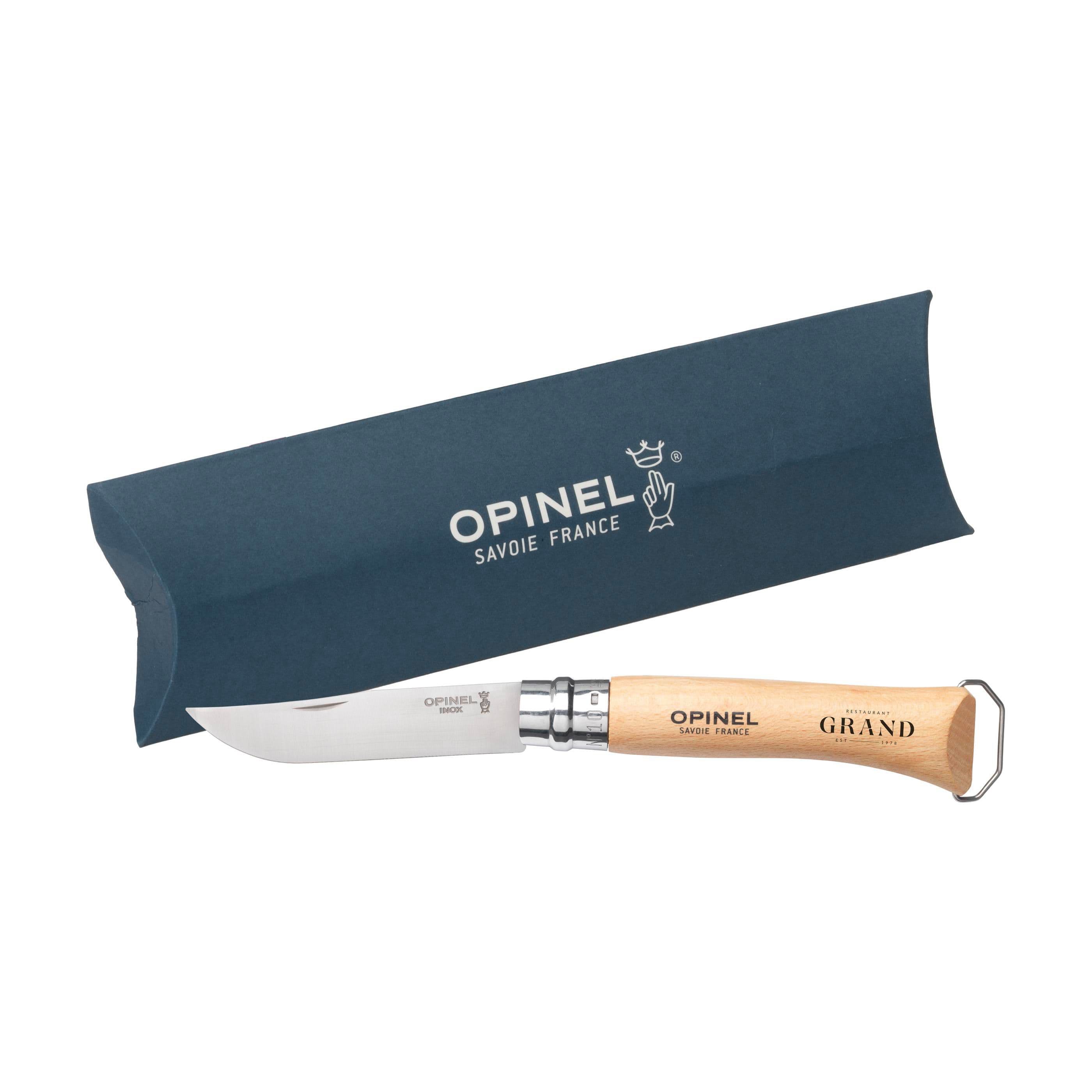 Opinel No 10 Korkenzieher Flaschenöffner in einer Gürteletui