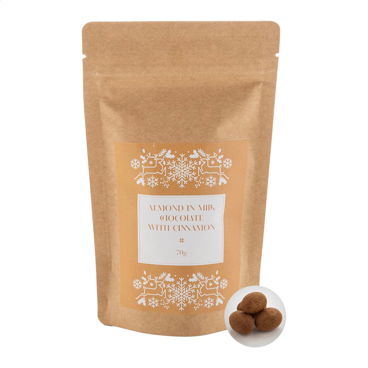 Cinnanut Schoko-Zimt-Mandeln, 70g