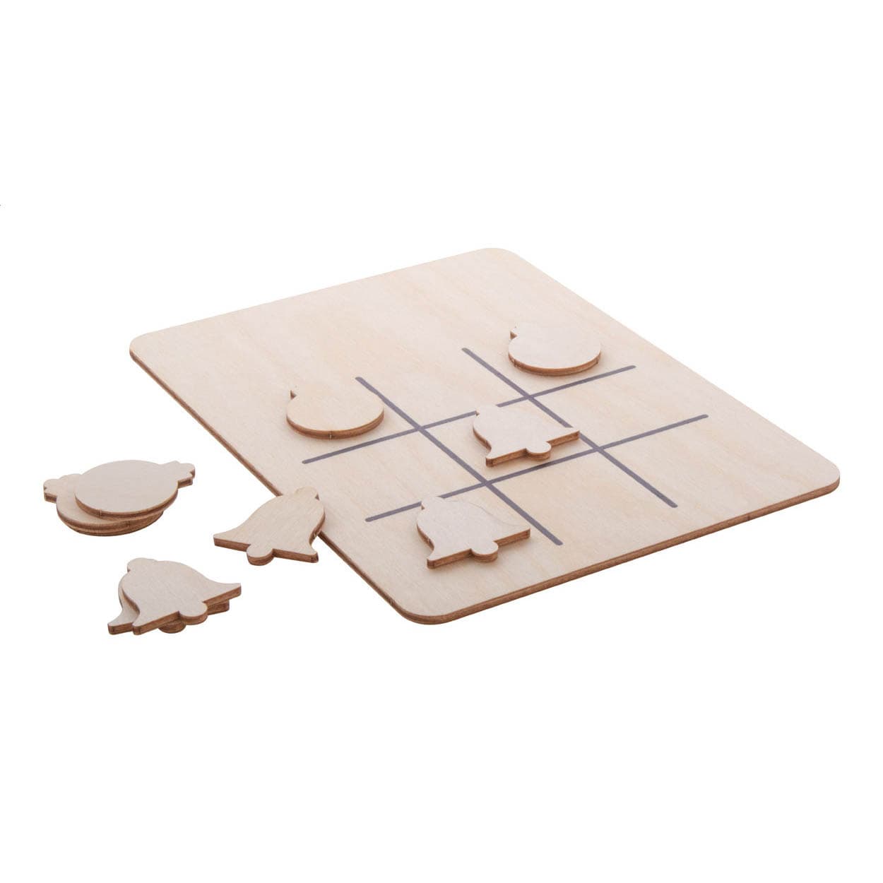 TixTax Weihnachtliches Tic-Tac-Toe Baumschmuck & Glocken
