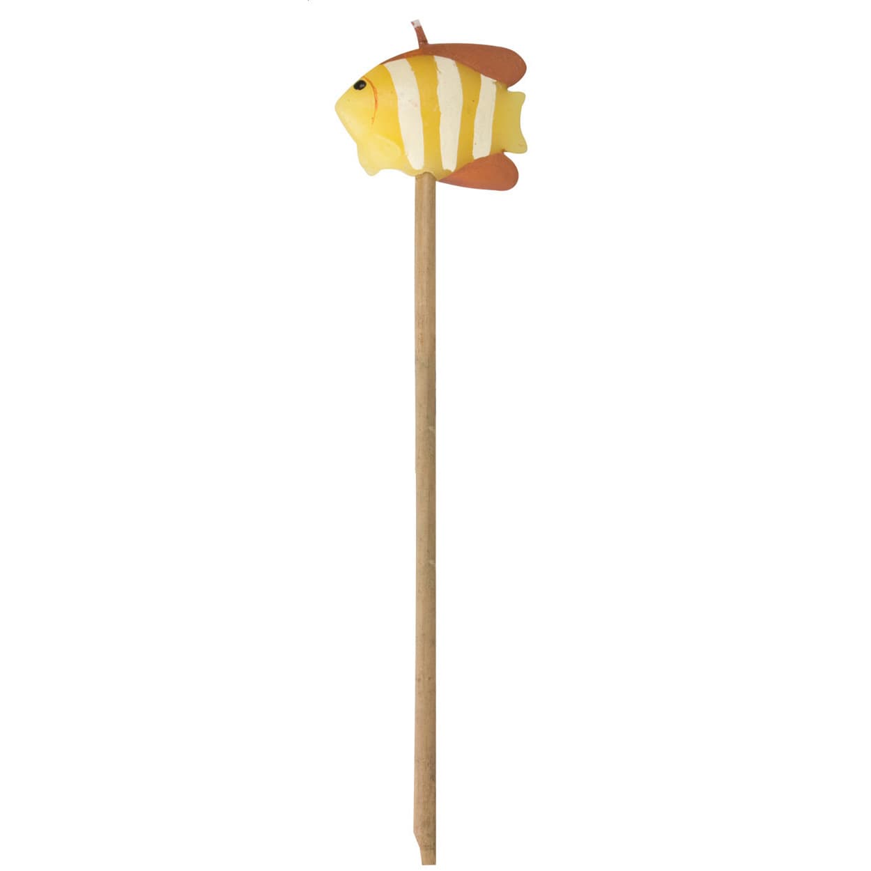 Fish Kerze mit Bambusstab